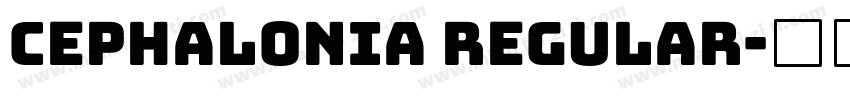 Cephalonia Regular字体转换